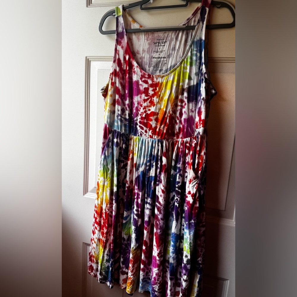 Torrid Super Soft Tie-Dye dress